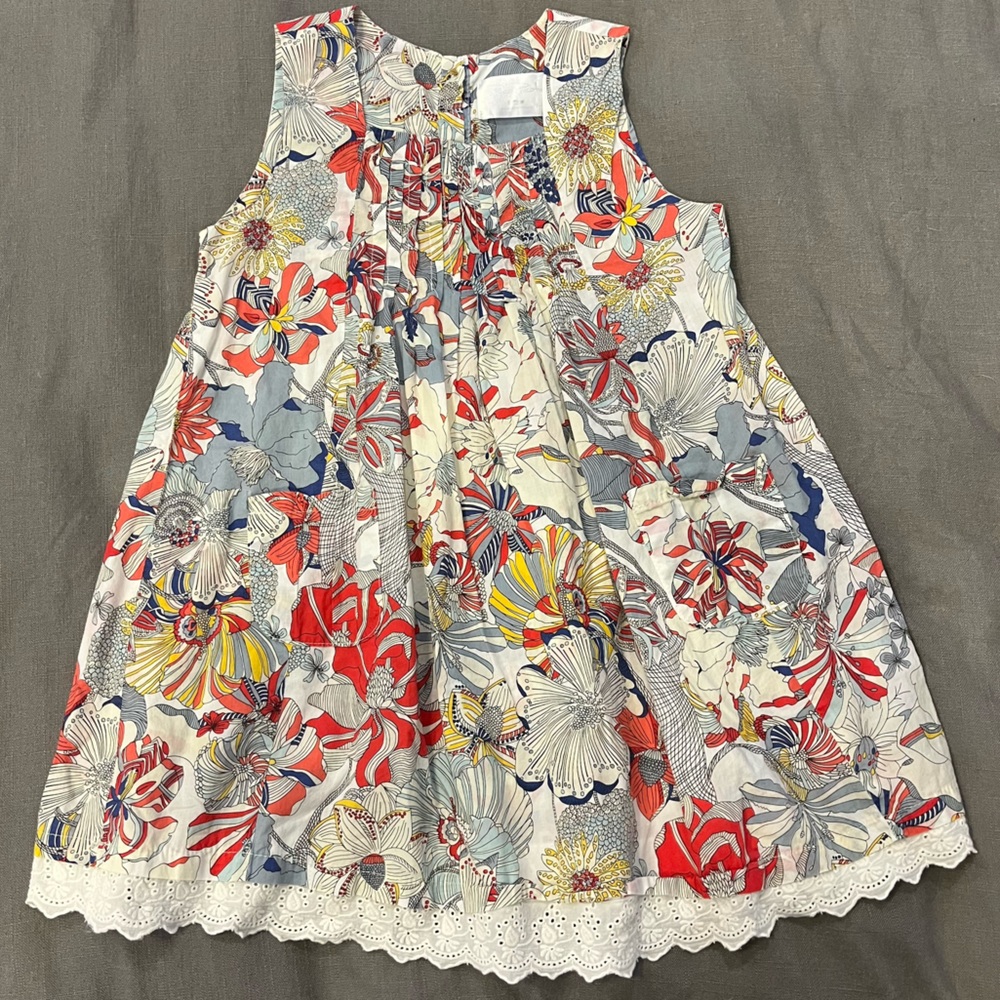 🌺 Poco Picotine Floral Dress - size 7-8Y